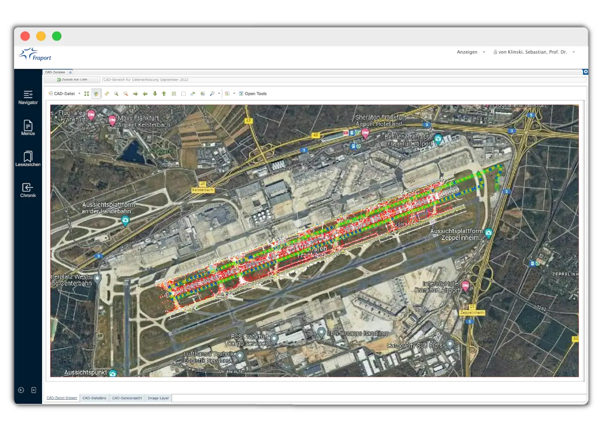 AIRCAT Web Application – Übersicht der Infrastruktur